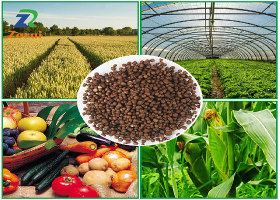 ราคาดี CAS 7783-28-0 ไดอะโมเนียมฟอสฟาต / DAP ปุ๋ยเม็ดสีน้ําตาล NPK 18-46-0 21-53-0 ออนไลน์